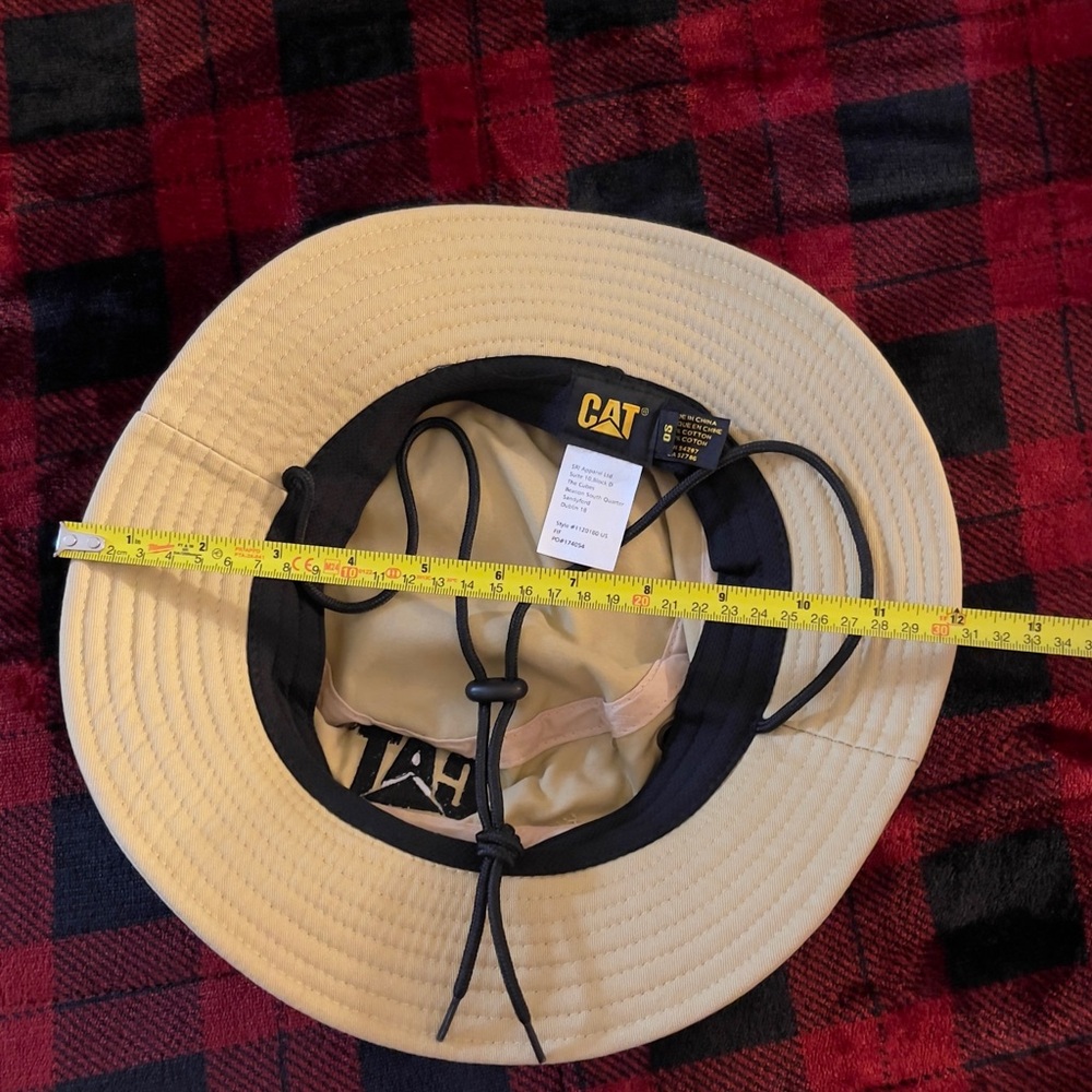 CAT khaki Bucket Hat Unisex - Picture 6 of 11
